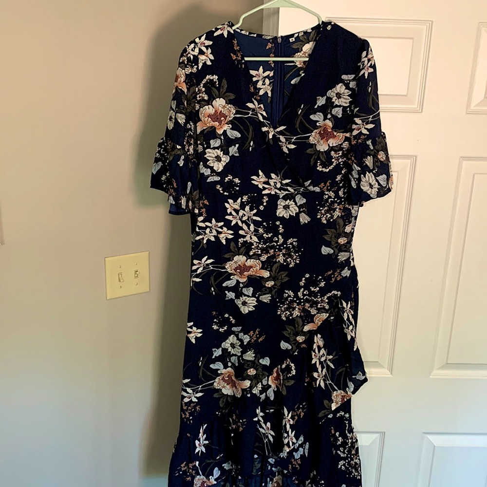 Wrap-style Dress